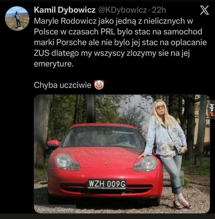 Jakbyśmy się wszyscy złożyli po złotówce to pani Maryla dostałaby 37 melonów