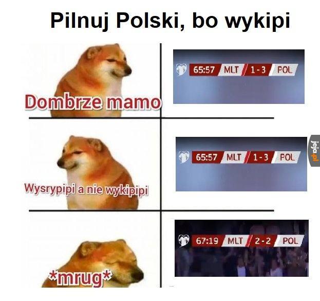 "Fajny" ten wczorajszy mecz był