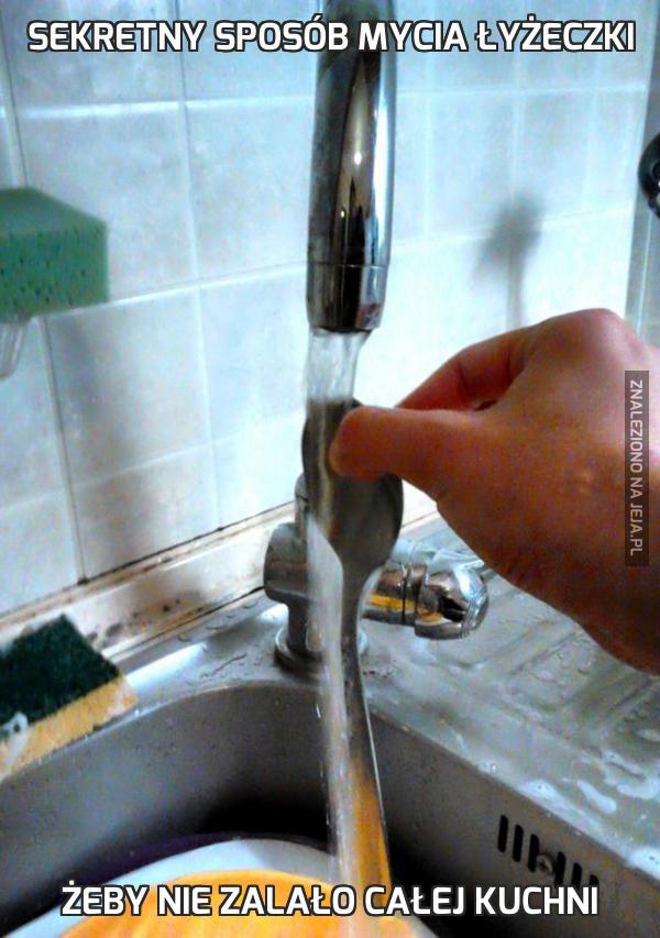 Sekretny sposób mycia łyżeczki