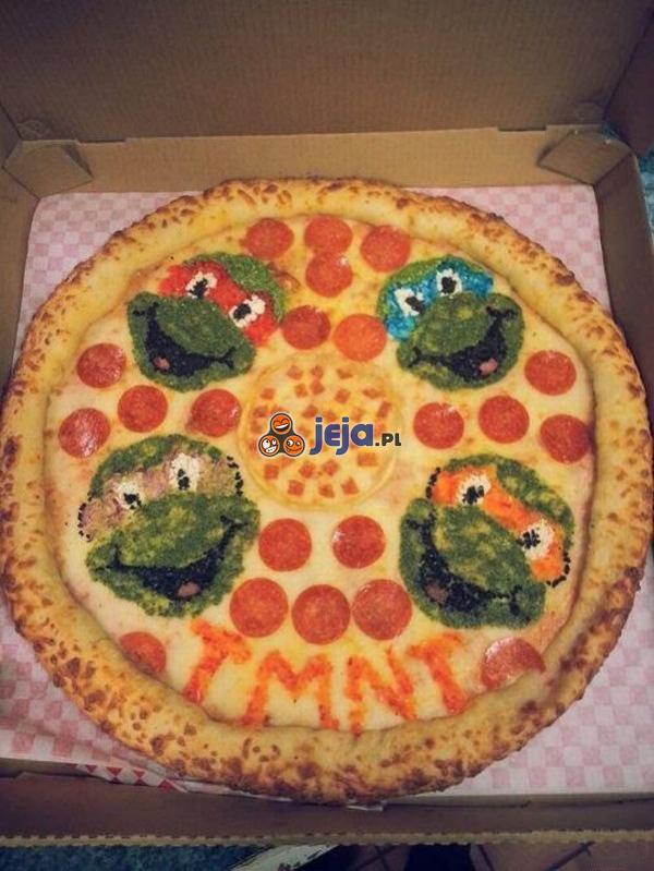 Pizza dla fana Żółwi Ninja