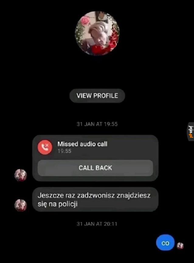 Ale to ty dzwonisz