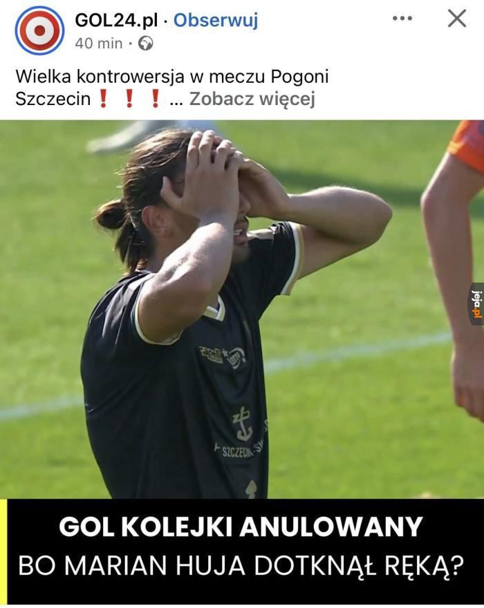Ten piłkarz to kopalnia nagłówków