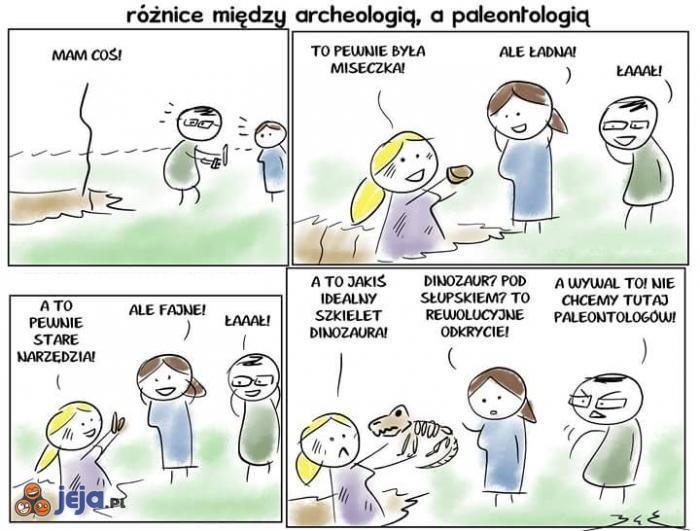 Archeolog vs paleontolog