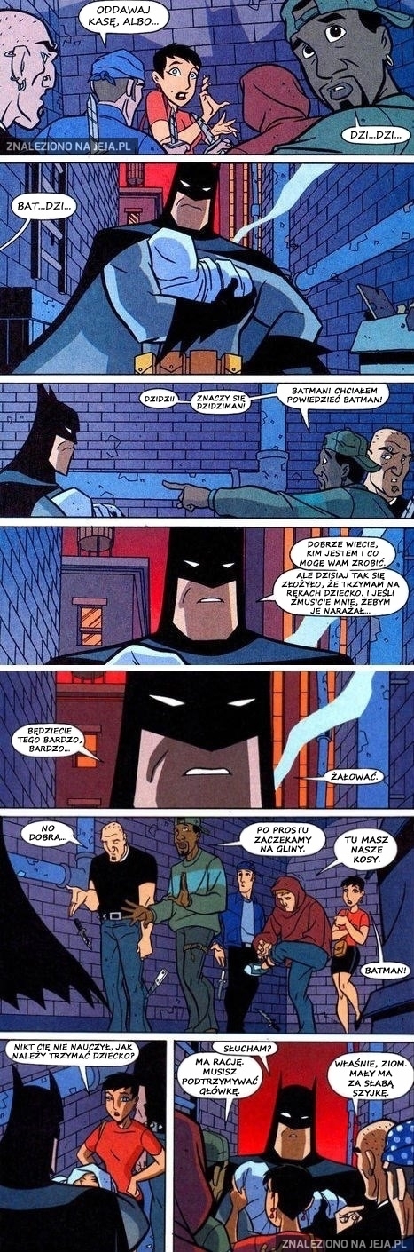 Batman niewiele wie o dzieciach