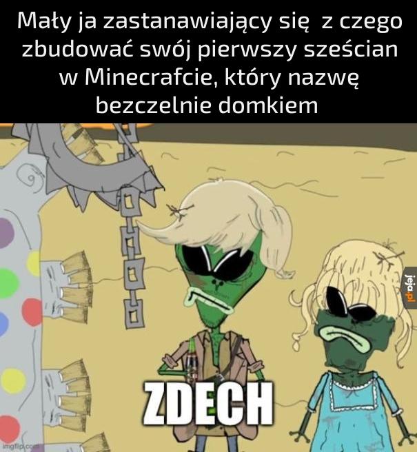 Szałas z drabinkami