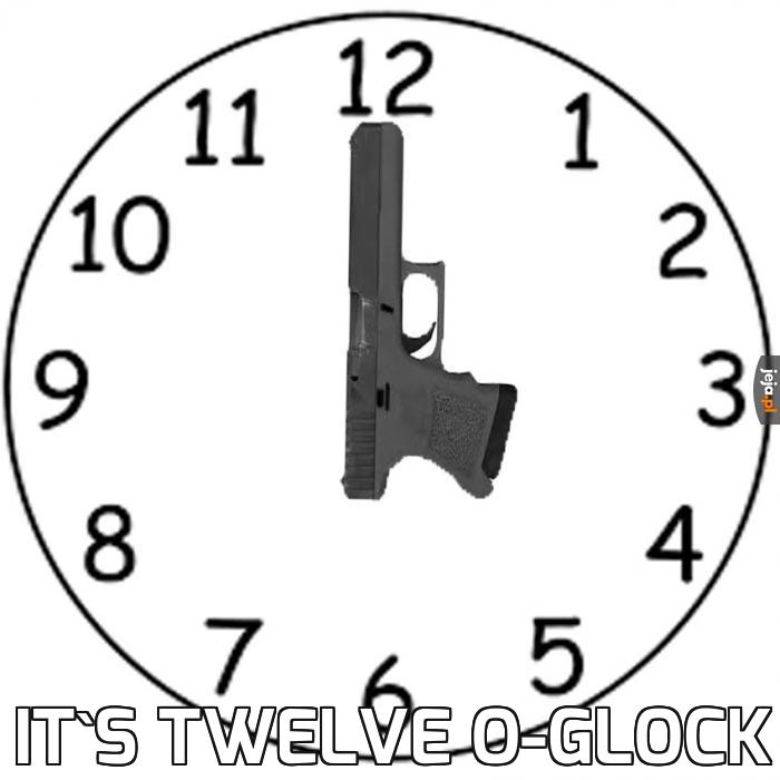 Zegar prawdziwego Amerykanina