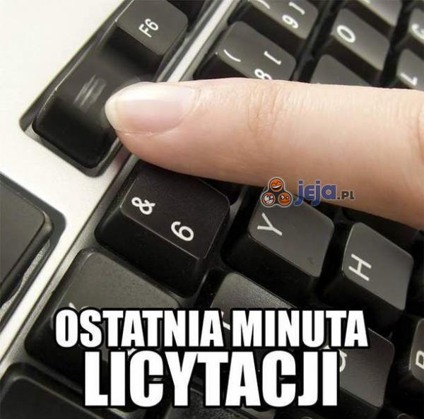 Ostatnia minuta licytacji