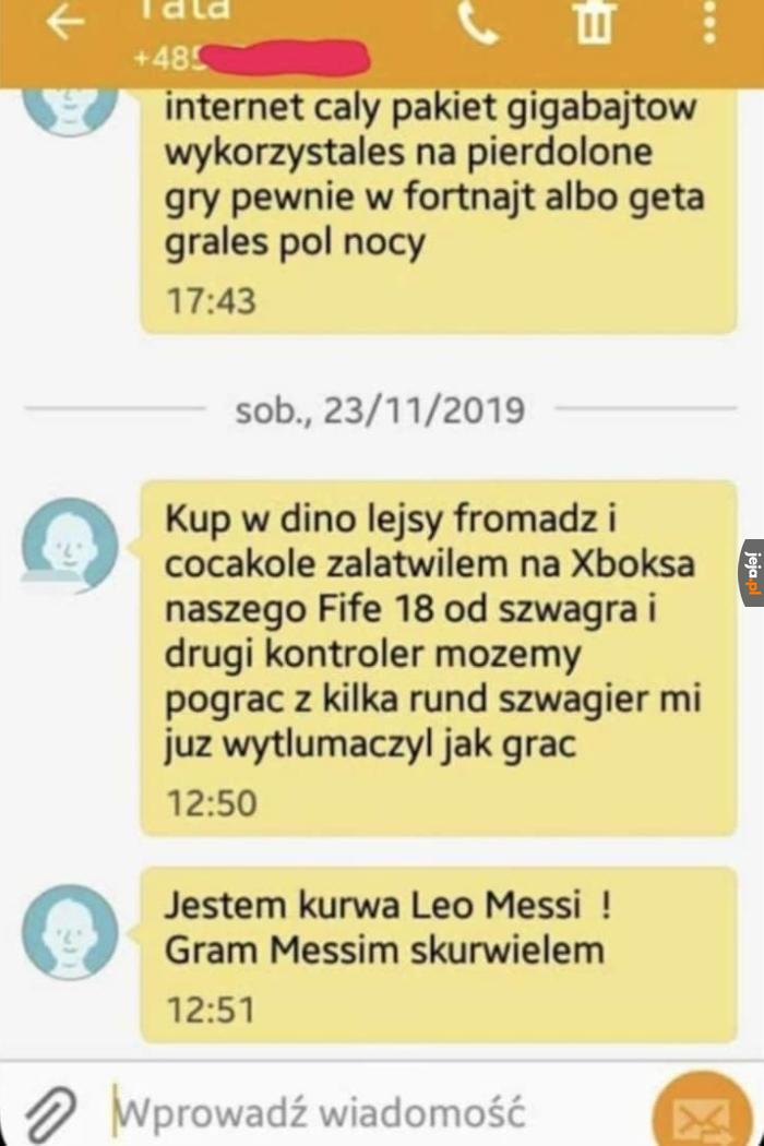 Mój tata to duże dziecko