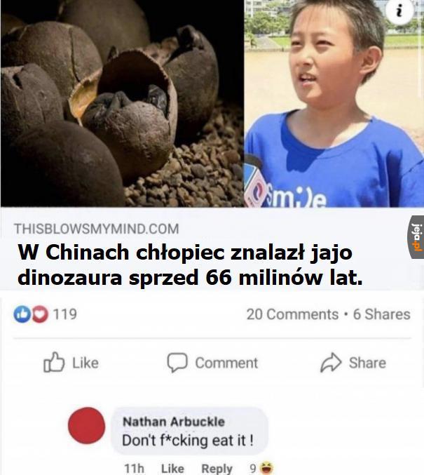 Nie jedz tego!