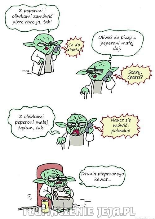 Trudno być Yodą