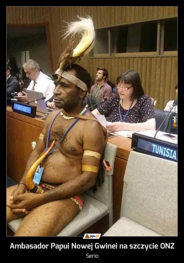 Ambasador Papui Nowej Gwinei na szczycie ONZ