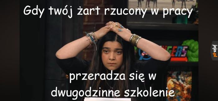 Taki tam przypał w pracy