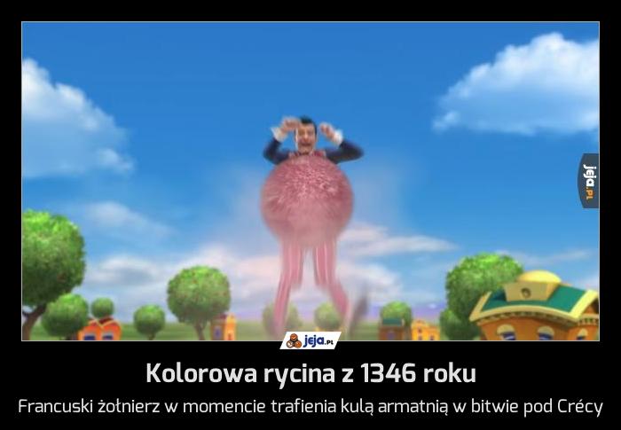 Kolorowa rycina z 1346 roku