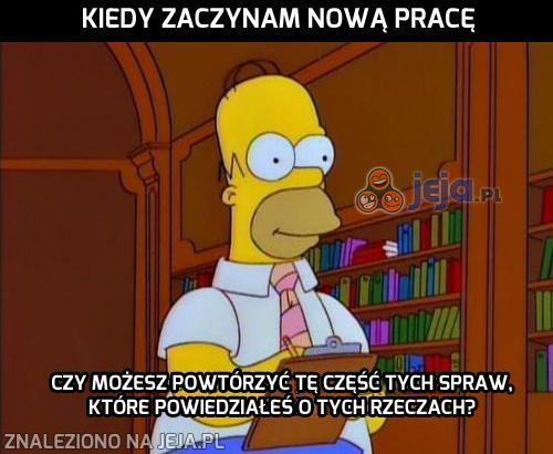 Kiedy zaczynam nową pracę