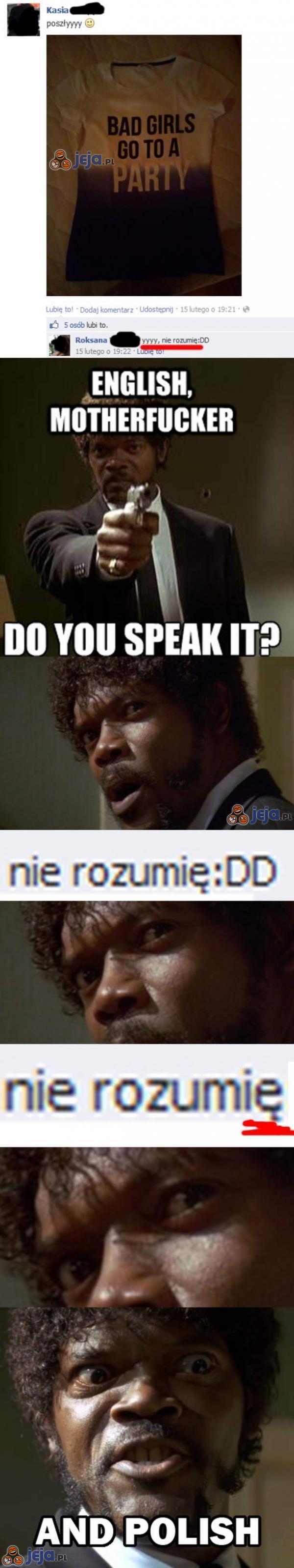 Do you speak it?