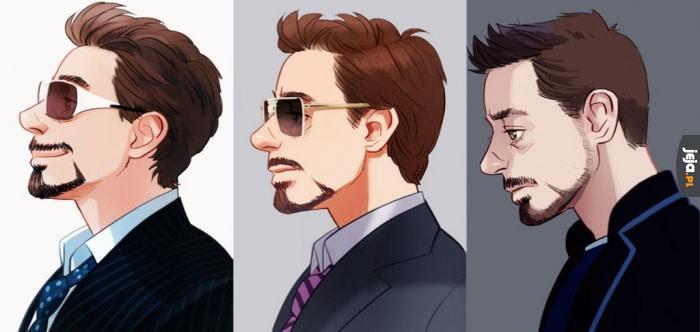 Tony Stark na przestrzeni lat