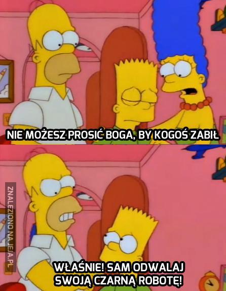 Homer zawsze wie co powiedzieć