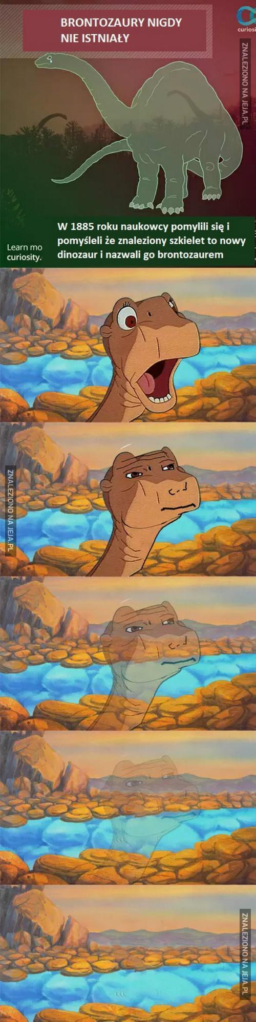 Brontozaury nigdy nie istniały