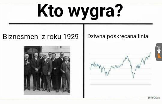 Kreska zawsze pokona biznesmena