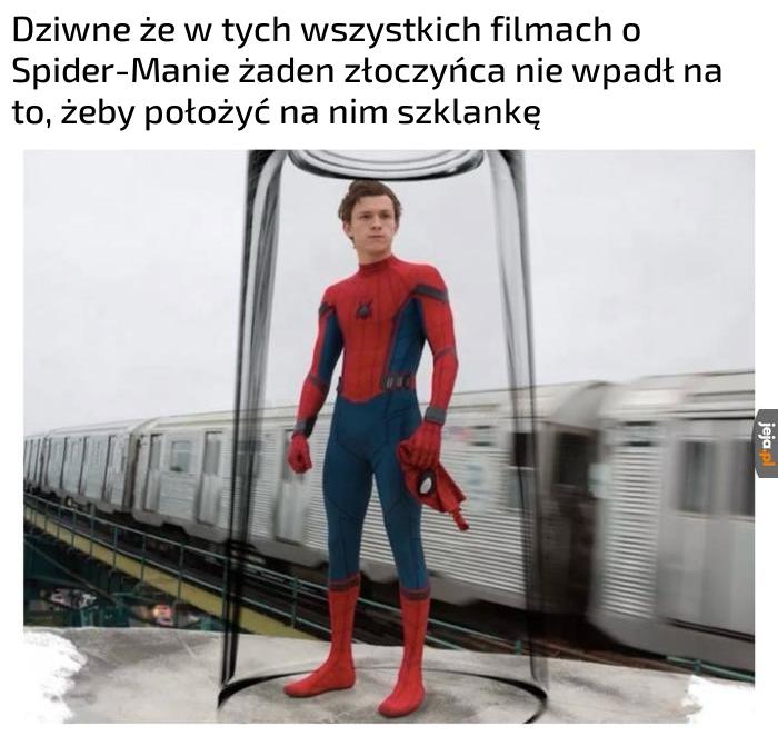 Przecież to powstrzymuje pająki