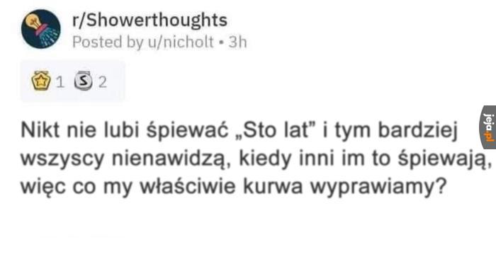 Trochę jak z dzieleniem się opłatkiem