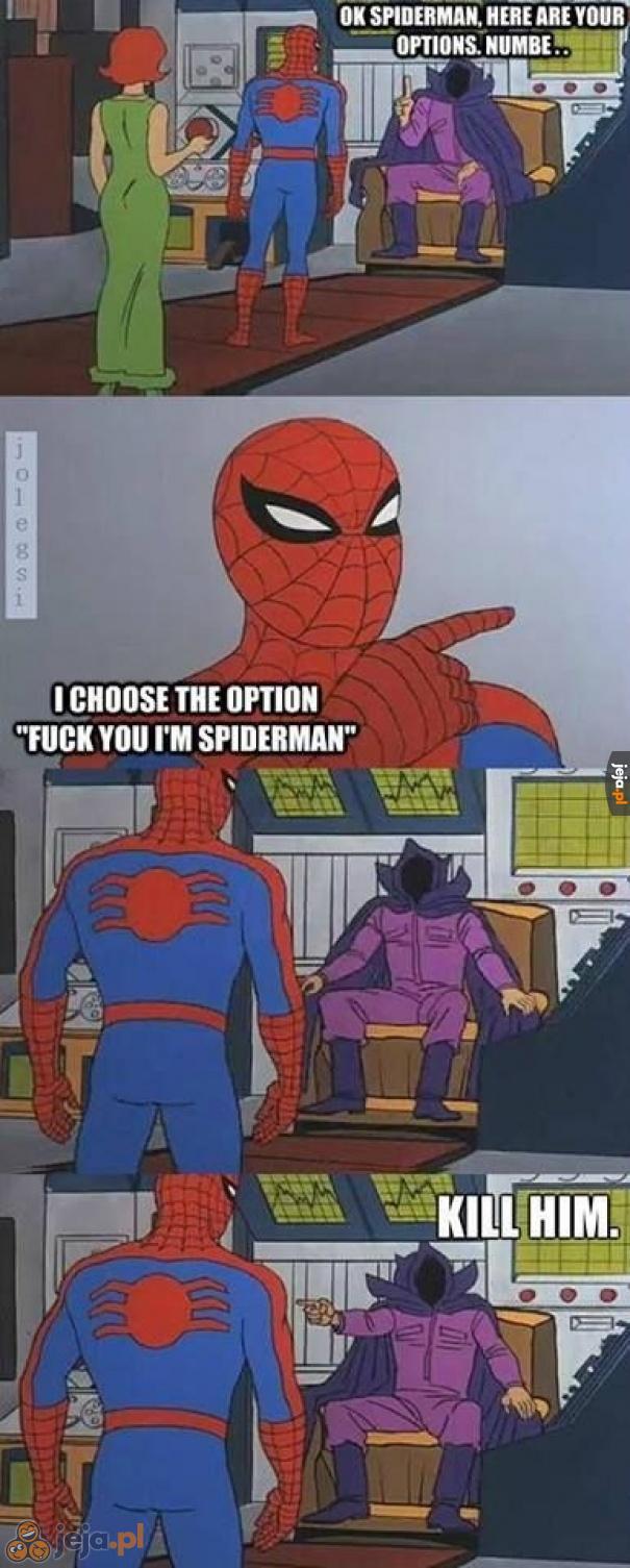 Spiderman dokonał wyboru