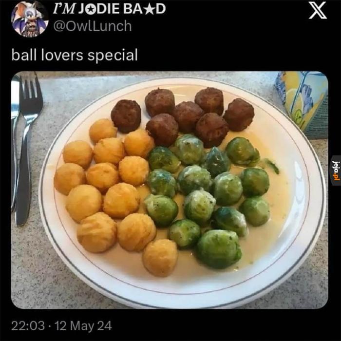 Jedzonko dla miłośników kulek