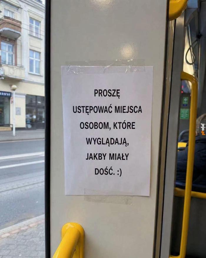 Tego wymaga uprzejmość