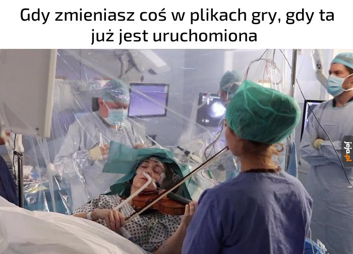 Proszę, nie wywalaj na pulpit