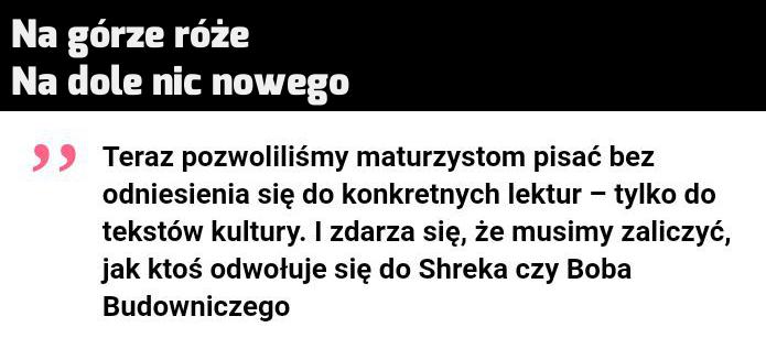 No kto by się spodziewał?