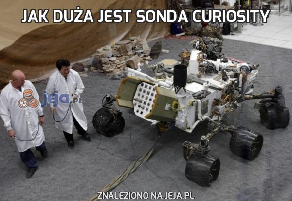 Jak duża jest sonda Curiosity