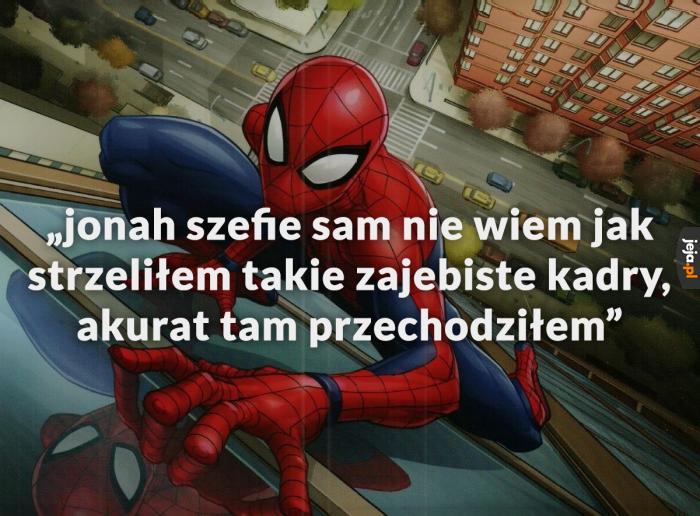 Akurat zauważył to se pstryknął