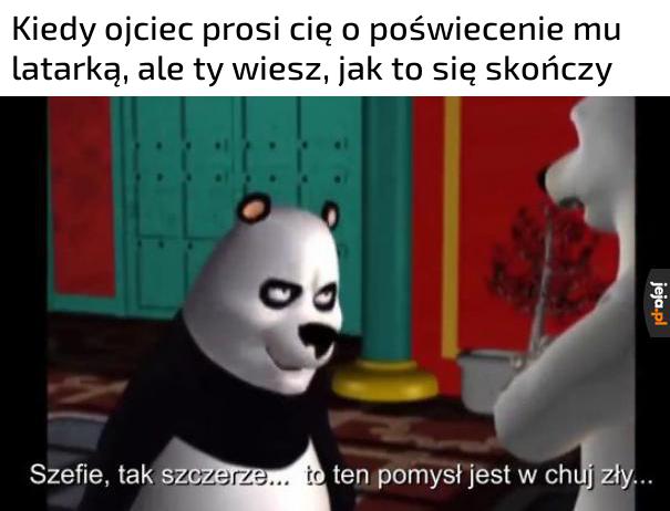 ŹLE ŚWIECISZ!