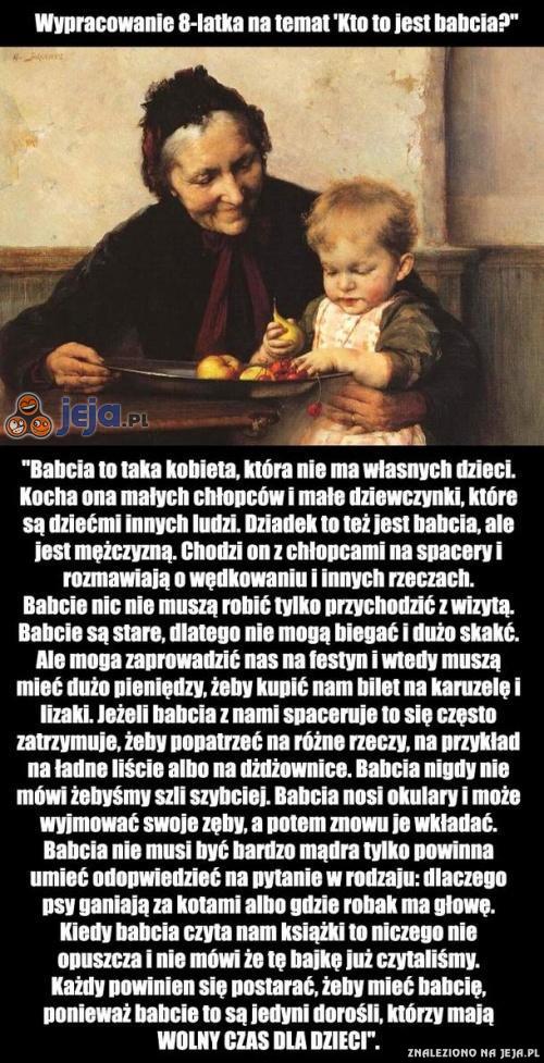 Kto to jest babcia?