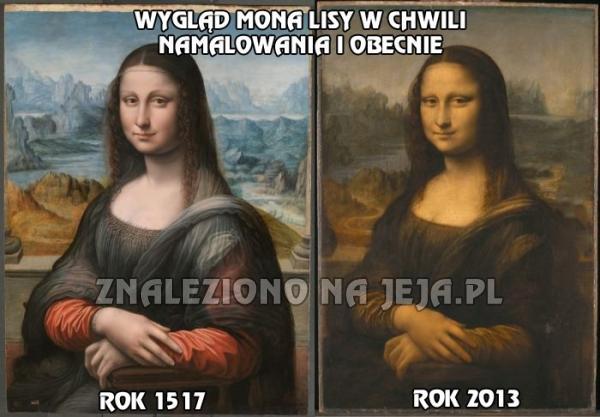 Oryginalny wygląd Mona Lisy