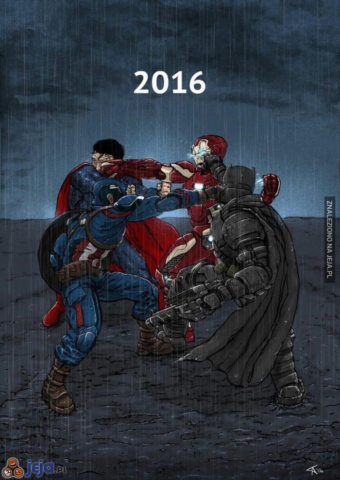 Marvel i DC w 2016 roku