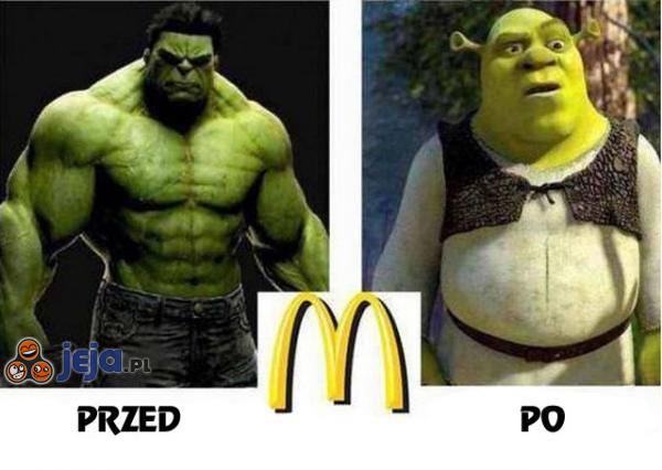 Hulk po fast foodach