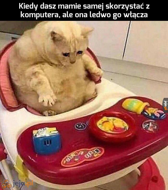 Synu, pomóż...