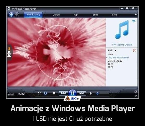Animacje z Windows Media Player