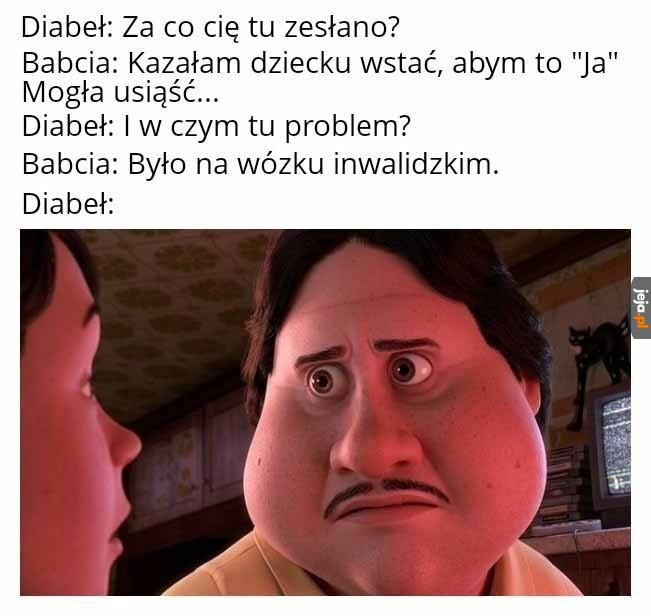 Babcia się zmęczyła