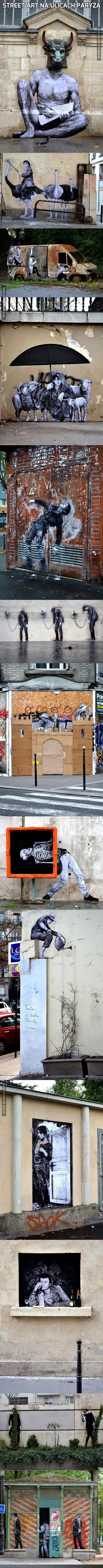 Street art na ulicach Paryża