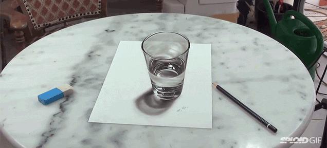 Szklanka 3D