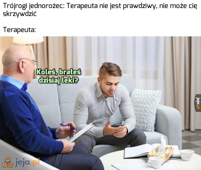 Ten człowiek naprawdę ma problemy