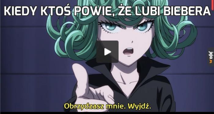 Kiedy ktoś powie, że lubi Biebera