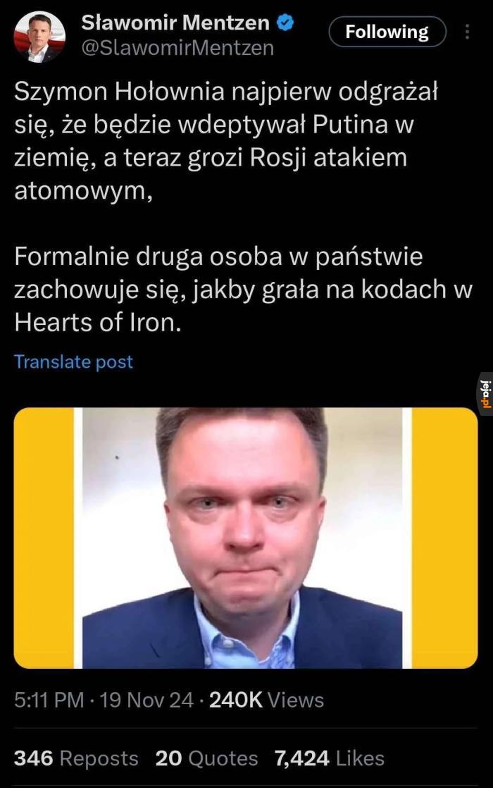 Tylko żeby WW3 moda sb nie wgrał