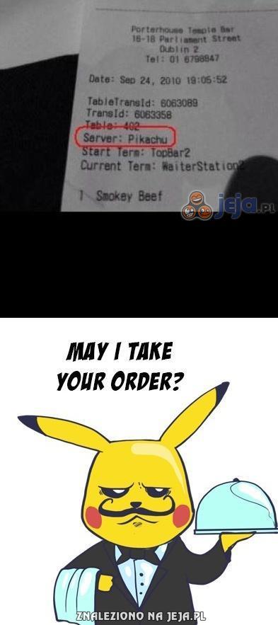 Kelner Pikachu