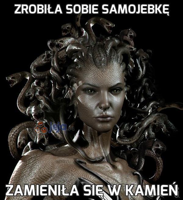 Zrobiła sobie samojebkę