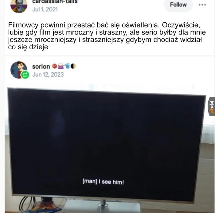 Starsze filmy były jakoś bardziej widoczne
