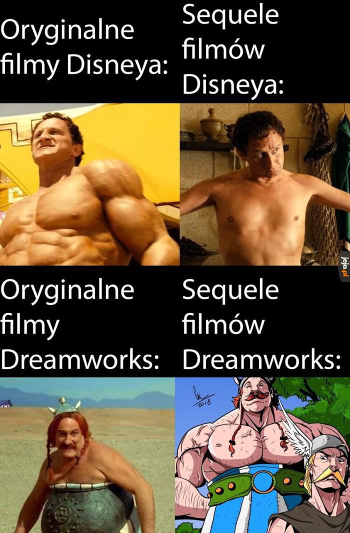 Disney ma dobre sequele, ale przy Dreamwroks to nic