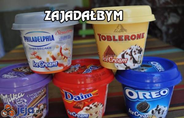 Zajadałbym lody